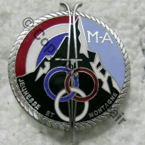 JM MONITEUR ALPIN REFRAPPE  SM 2Bol fenetre oval Dos lisse irreg Src.jmfcol73 19EurInv